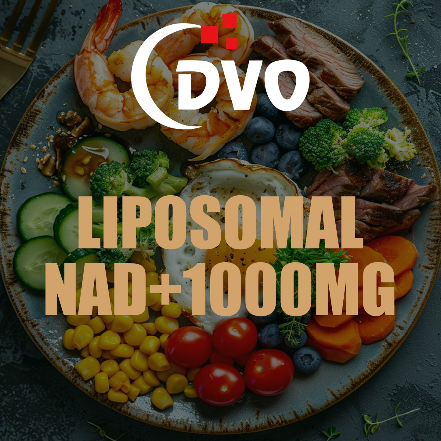 DVO 1000MG Liposomal Nad+ Supplement Anti-aging Nad+ Support for Skin Heart Brain Health Improve Energy and Cellular, 60 Capsules